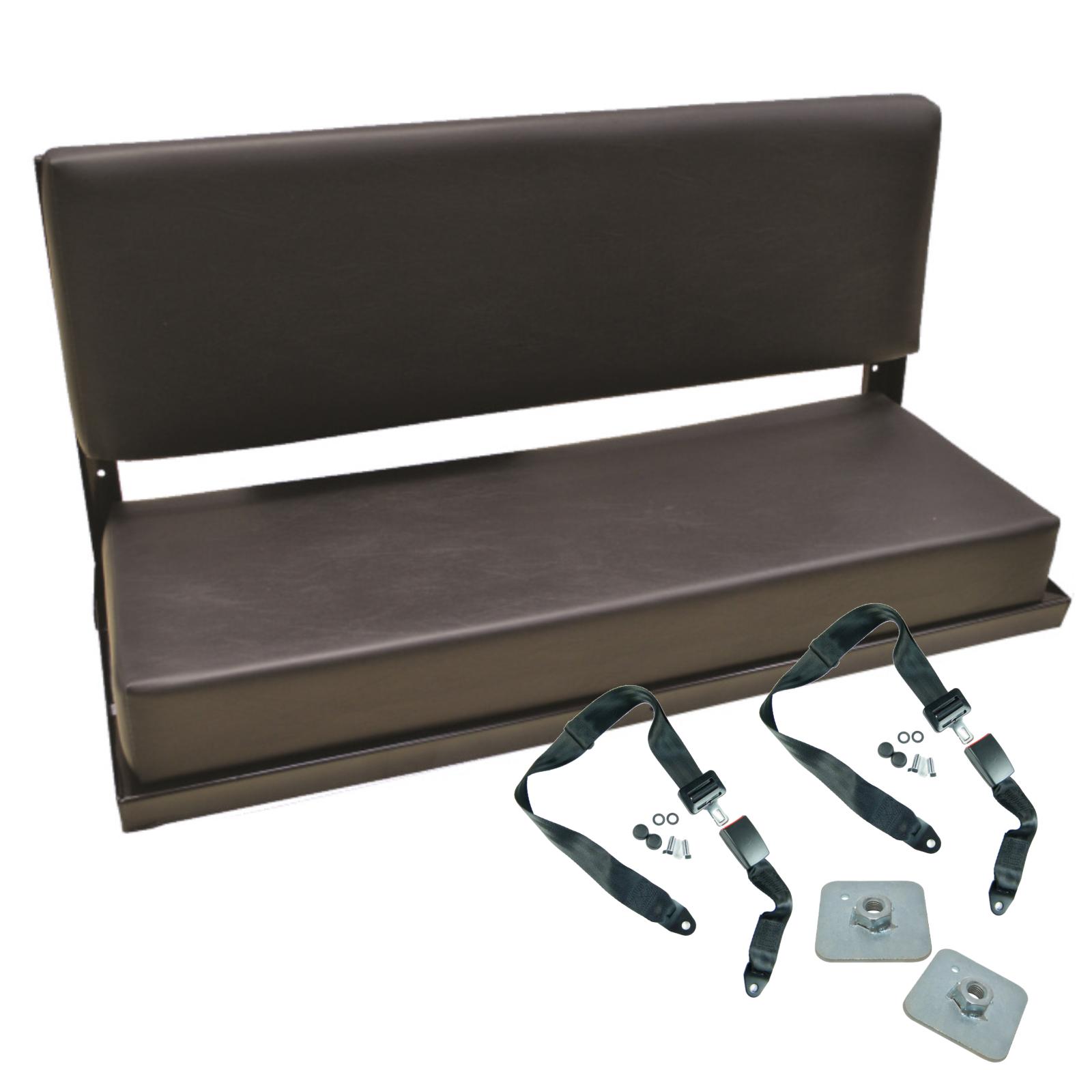 Rear Bench Seat Black Vinyl County C/W Lap Seat Belts for Defender Questions & Answers
