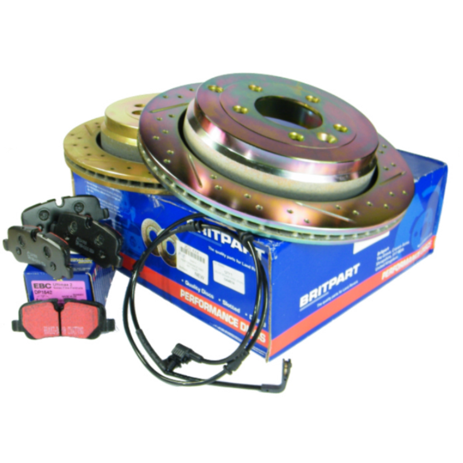 Performance Drilled and Grooved Rear Brake Discs & EBC Brake Pad Kit for Discovery 4 L319 Questions & Answers