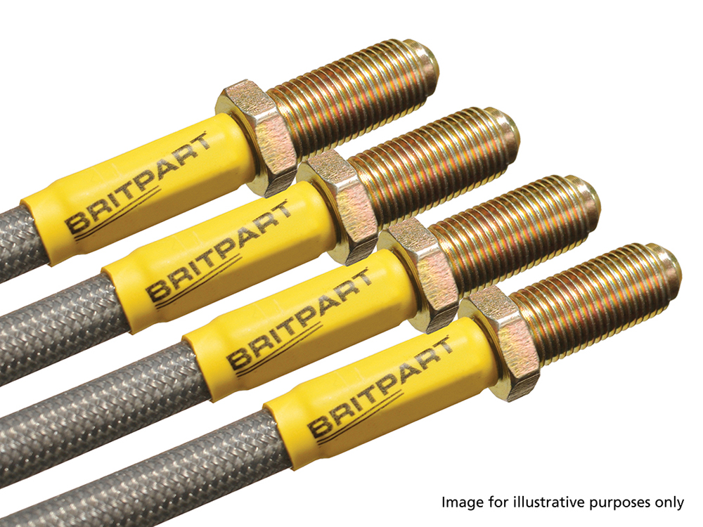 Britpart DA2414S Standard Length Stainless Steel Braided Brake Hose Kit for Discovery 2 (1998-2004) Questions & Answers