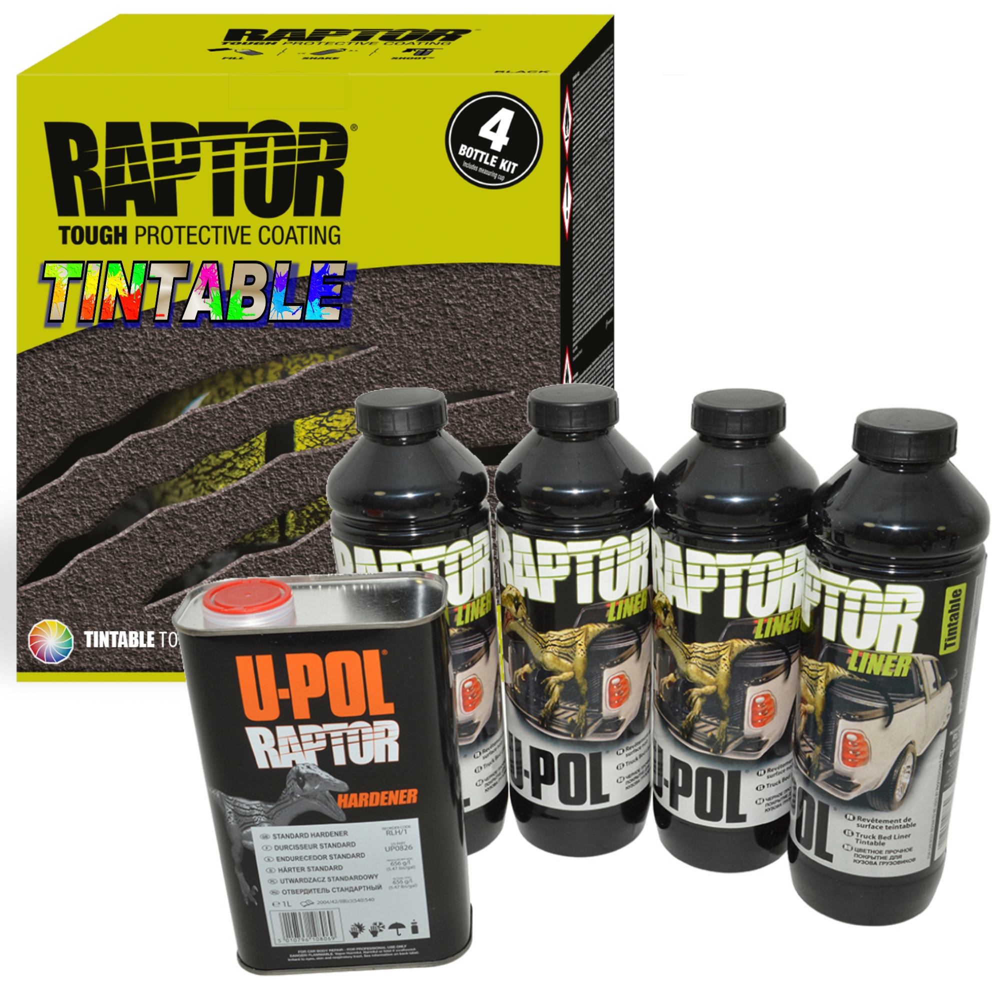 UPOL RAPTOR Tintable Liner Paint Ultra Tough Urethane Coating RLT/S4 Questions & Answers