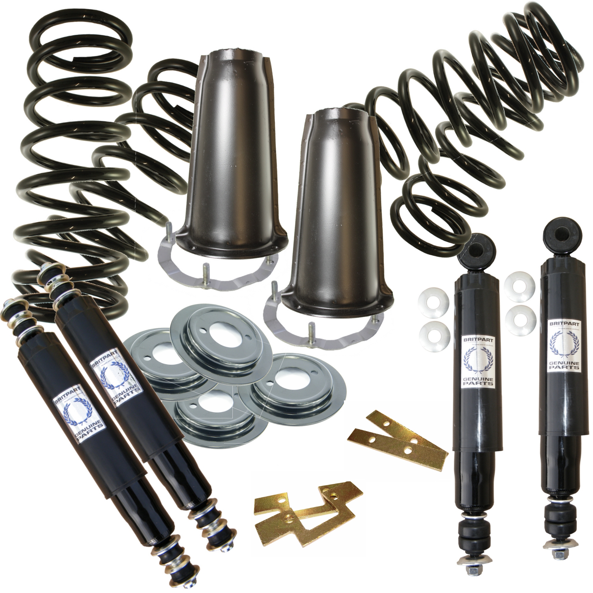 Defender 90 Standard Suspension Kit Coil Springs Shocks Turrets >1999 Questions & Answers