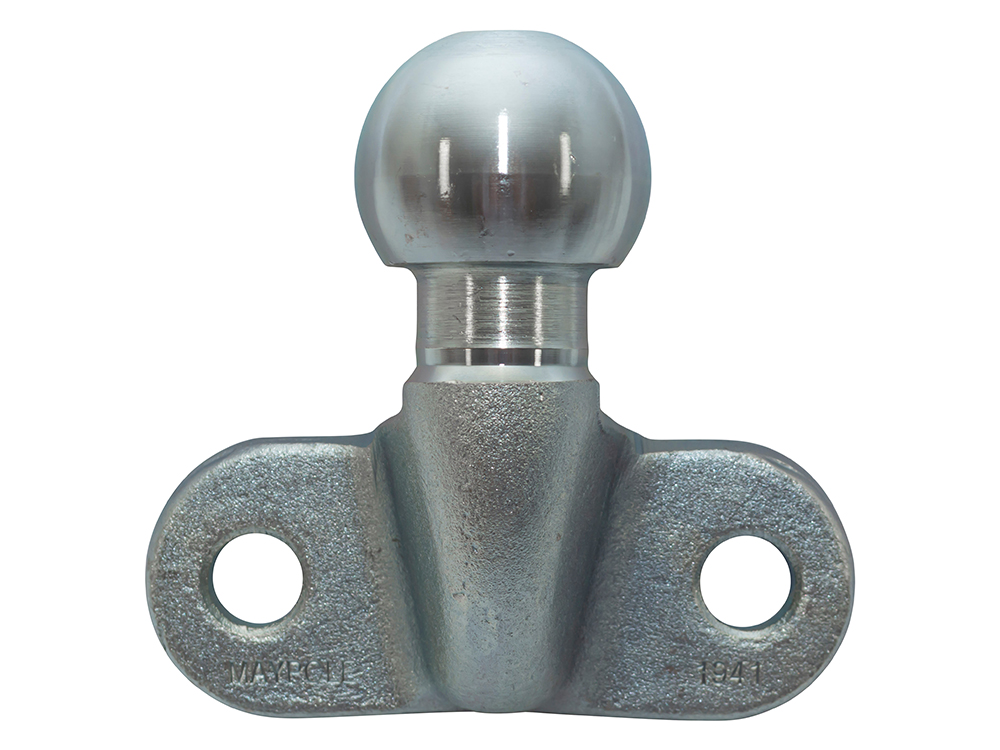50mm Tow Ball 2 Bolt Flange Mount - Silver Questions & Answers