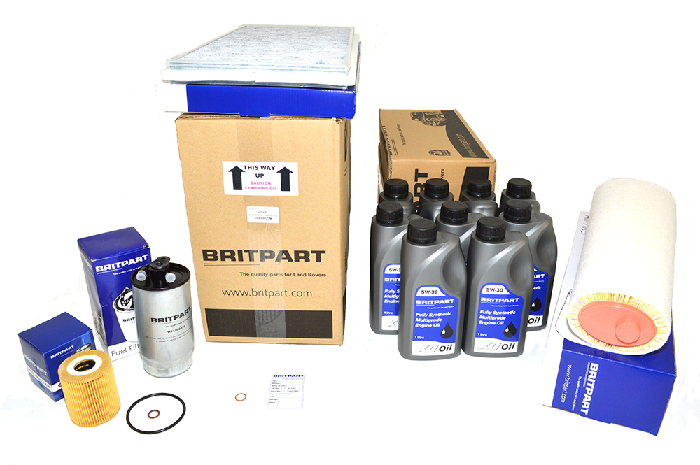 Engine Service Filter Kit With 5W30 Engine Oil for Range Rover L322 3.0 diesel Questions & Answers