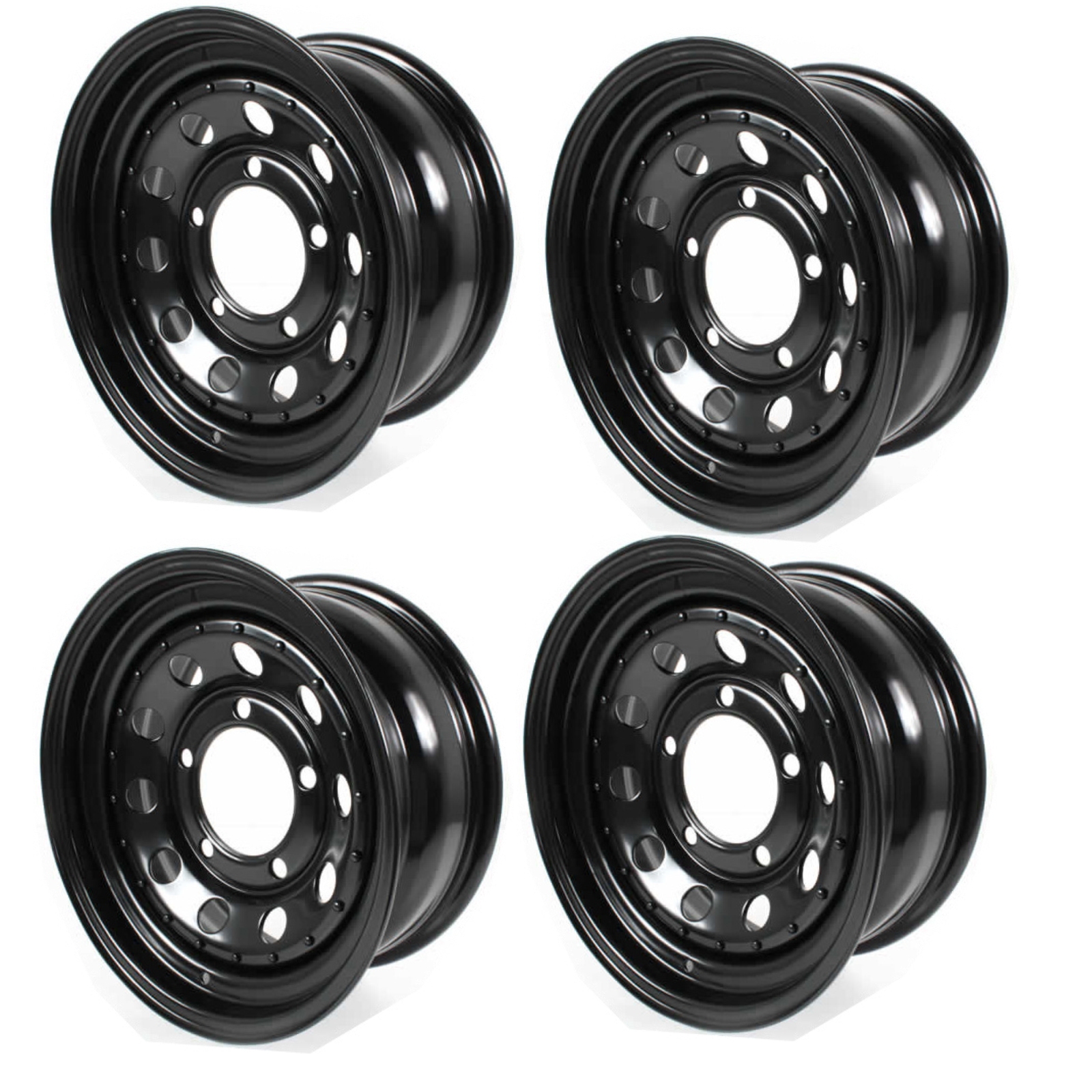 Defender Modular Steel Wheel Black 16"x7" Set Of Four Questions & Answers