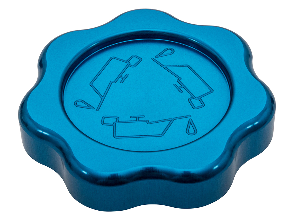 Blue Aluminium Engine Oil Filler Cap for Defender Td5 Questions & Answers