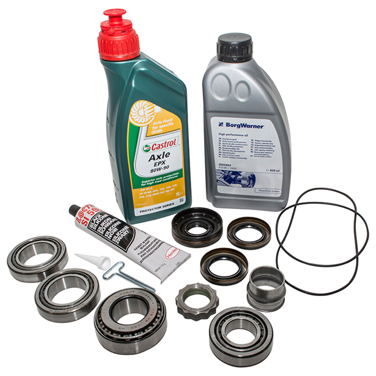 Rear Differential Full Bearing Overhaul Kit with Oil for Freelander 2 Questions & Answers