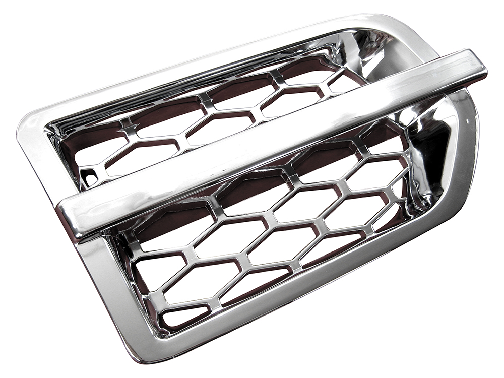Air Intake Wing Grille Chrome Discovery 4 Style for Discovery 3 Questions & Answers