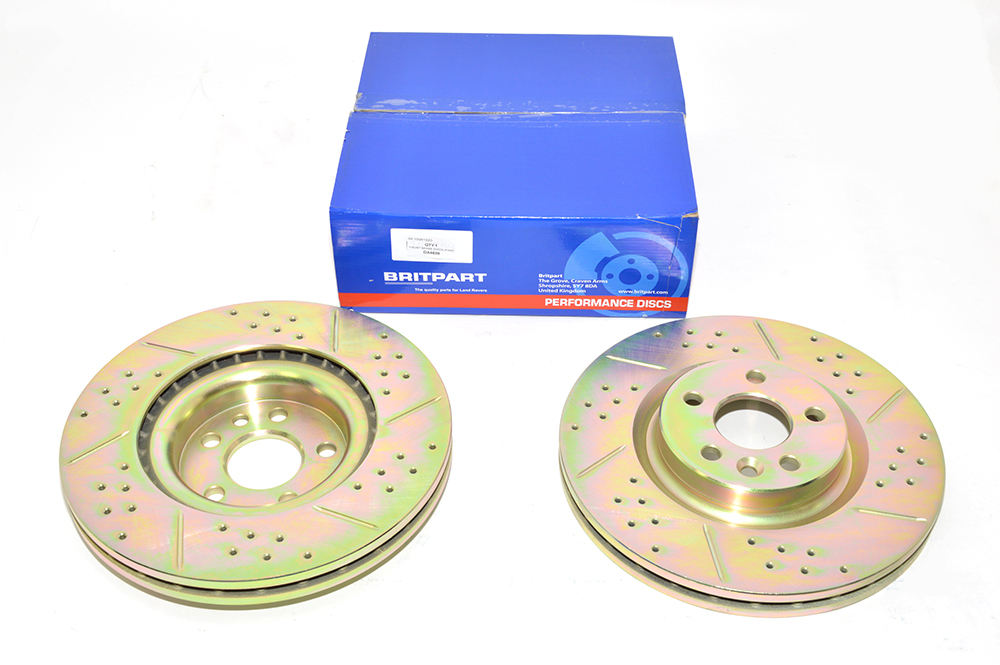 Discovery Sport Front Vented Brake Discs Drilled and Grooved Performance Upgrade Questions & Answers