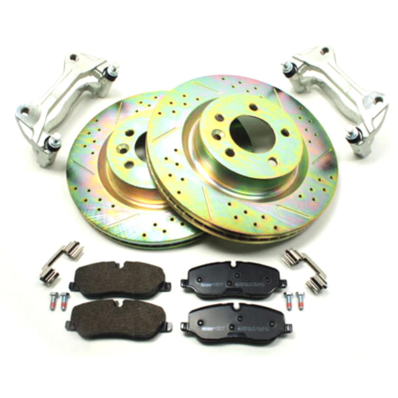 Terrafirma Discovery 3/4 Range Rover Sport Big Brake Upgrade Kit Premium Ceramic Brake Pads & CDG Cross Drilled & Grooved Brake Discs Questions & Answers