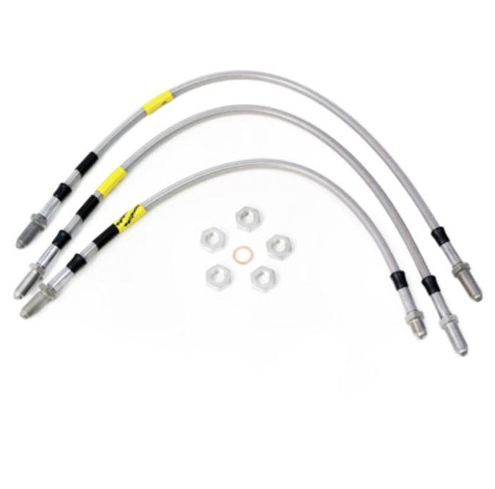 Terrafirma 3-Line 2" Extended Stainless Steel Brake Hose Kit for Defender 90 (1983-1999) Questions & Answers