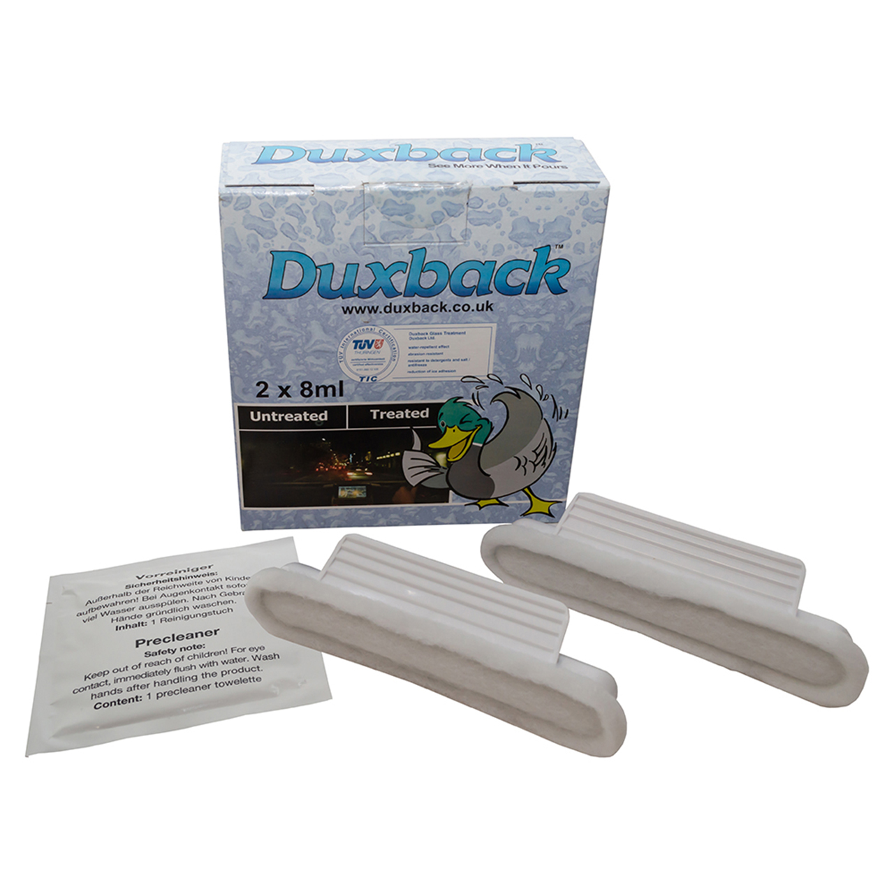 Duxback Water Repellent Glass Treatment One Car Kit Questions & Answers