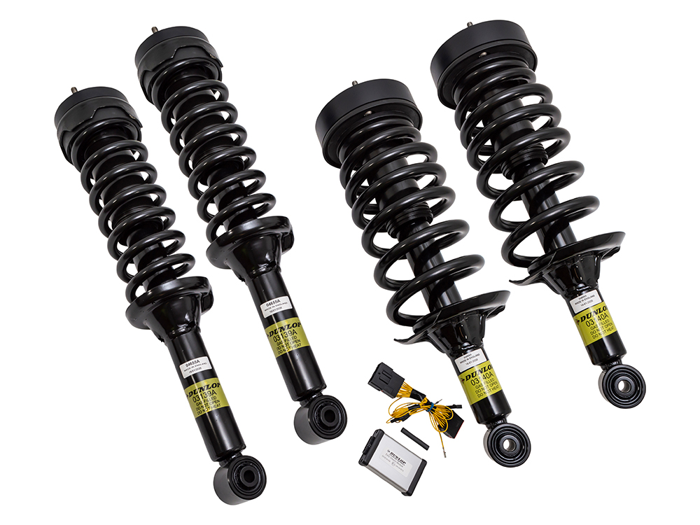 Air Spring to Coil Conversion Kit Dunlop Includes 4 Struts and ECU Disabling Unit for Discovery 4 2009 | DA5097 Questions & Answers