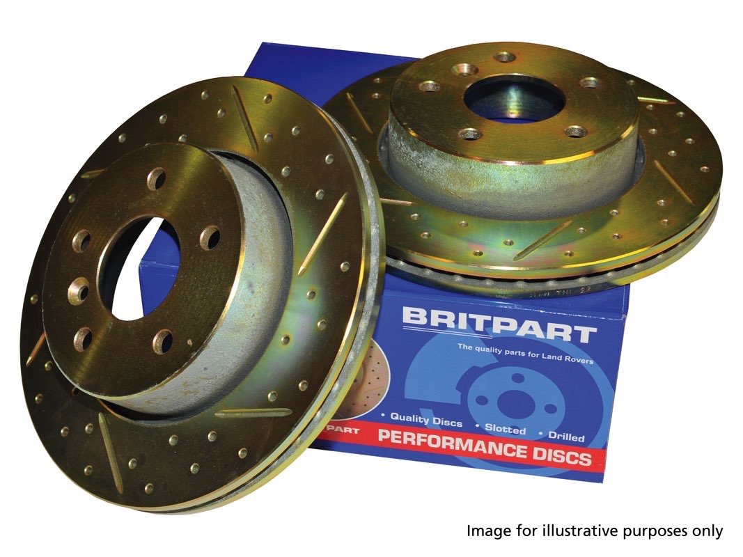 Rear Brake Discs Drilled and Grooved Performance Upgrade for Range Rover Sport L320 Questions & Answers