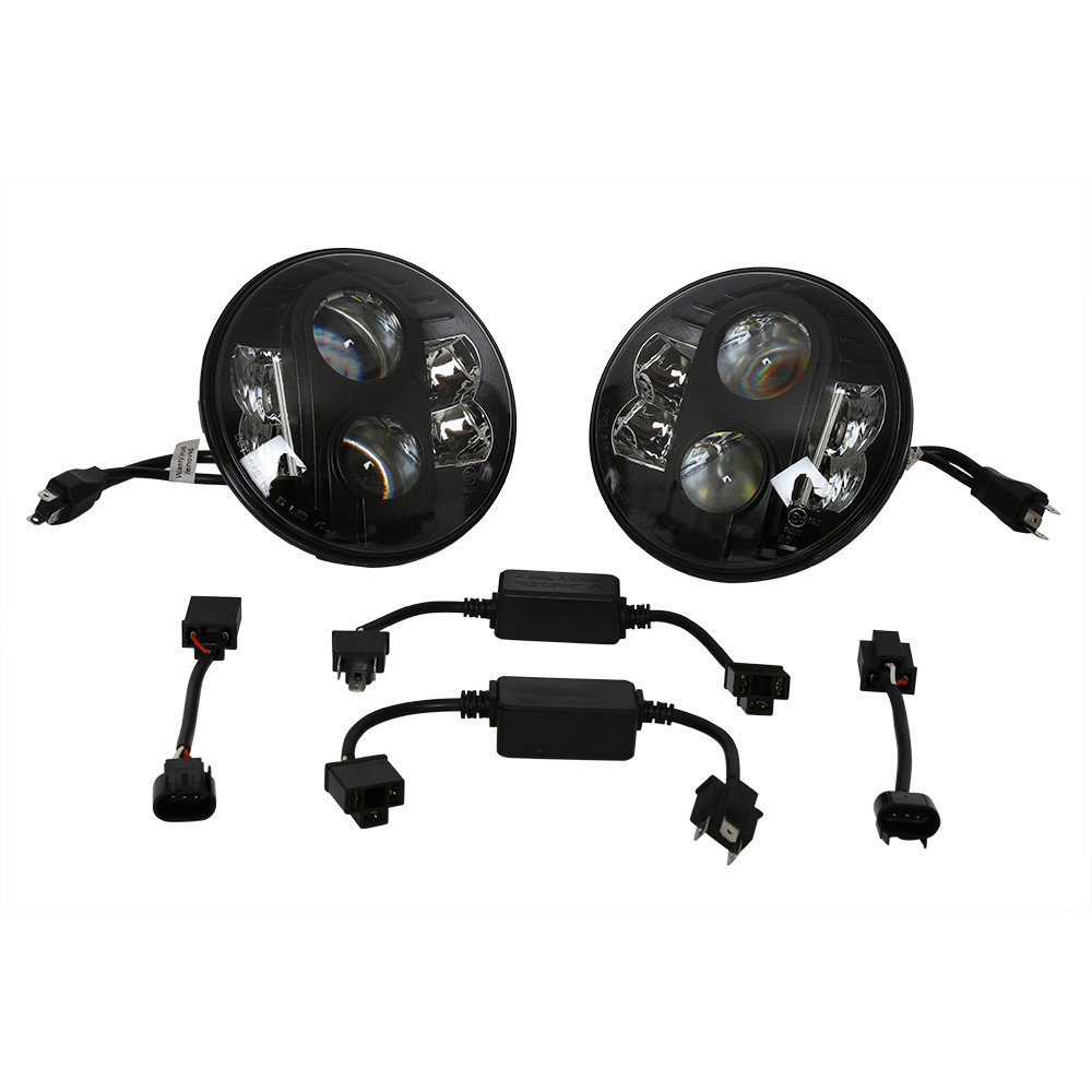 Defender Black LED Headlamp Light Pair RHD Questions & Answers