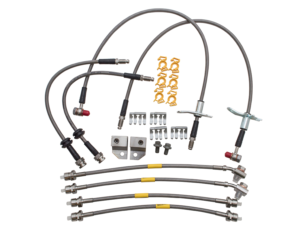 Stainless Steel Braided Brake Hose Kit for Range Rover Sport L320 Questions & Answers