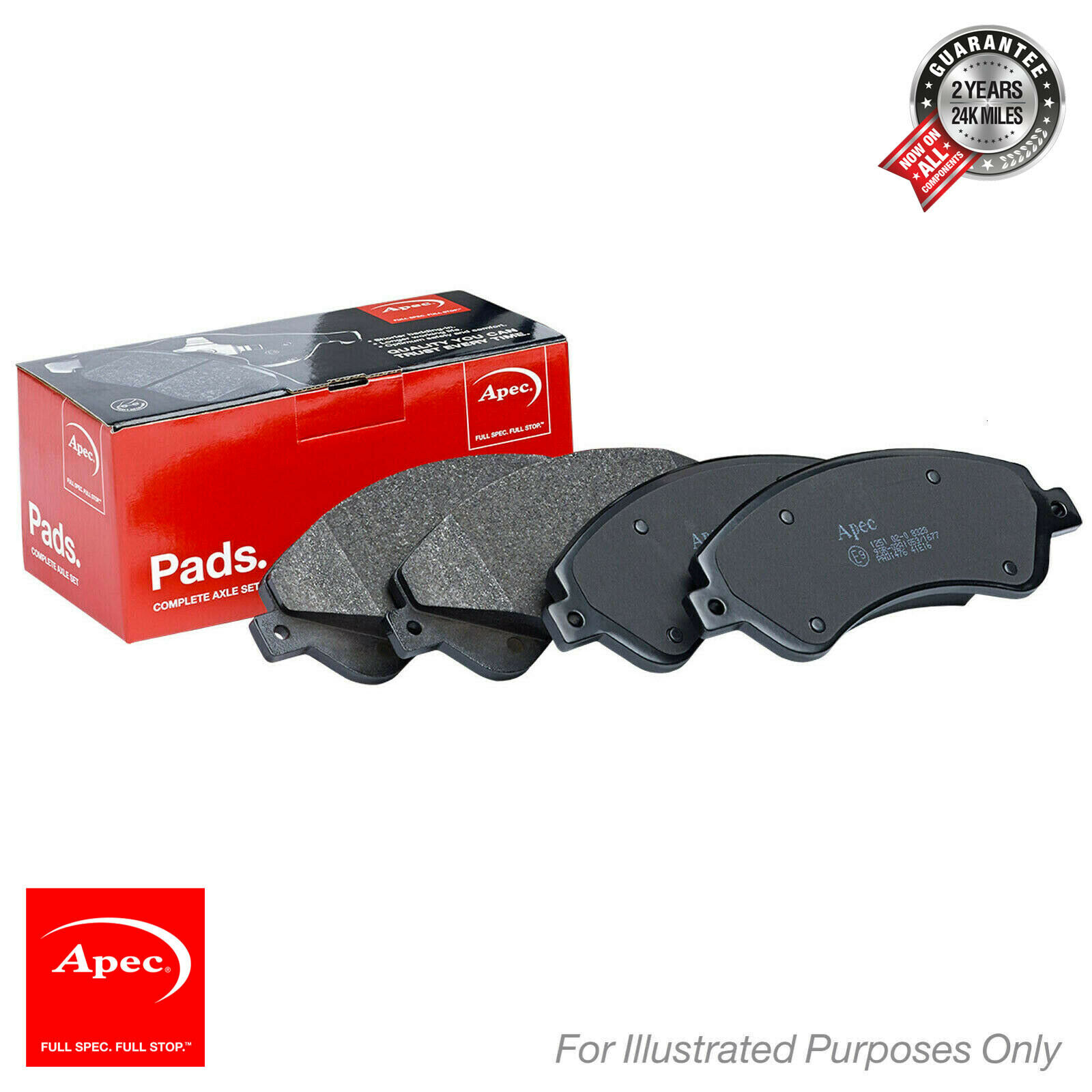Rear Brake Pad Set | APEC PAD1532 for Freelander 2 Questions & Answers